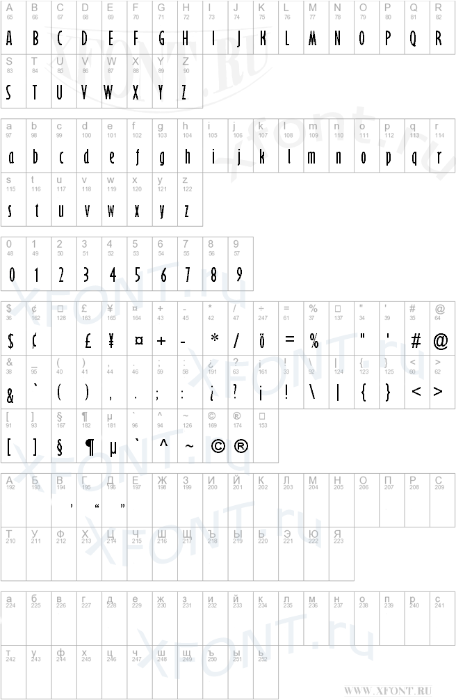 скачать шрифт gill sans кириллица